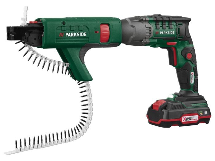 Visseuse à plaque de plâtre sans fil avec batterie et chargeur PTBSA 20-Li A1, 20 V - Image 5
