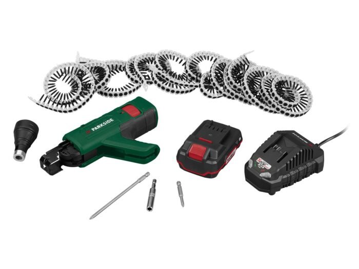 Visseuse à plaque de plâtre sans fil avec batterie et chargeur PTBSA 20-Li A1, 20 V - Image 2